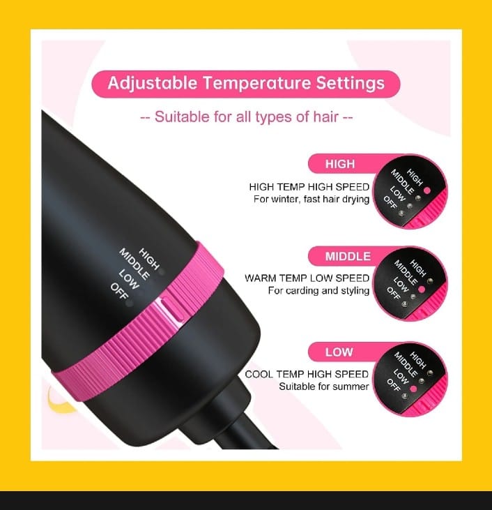 One Step Hair Dryer and Styler